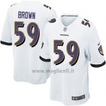 Maglia NFL Game Bambino Baltimore Ravens Brown Bianco