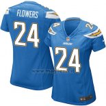 Maglia NFL Game Donna Los Angeles Chargers Flowers Blu
