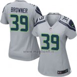 Maglia NFL Game Donna Seattle Seahawks Browner Grigio