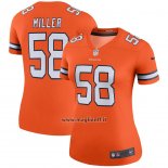 Maglia NFL Legend Donna Denver Broncos Von Miller Arancione Color Rush