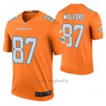 Maglia NFL Legend Miami Dolphins Clive Walford Color Rush Arancione
