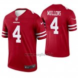 Maglia NFL Legend San Francisco 49ers 4 Nick Mullens Rosso