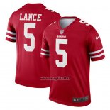 Maglia NFL Legend San Francisco 49ers Trey Lance Rosso