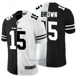 Maglia NFL Limited Baltimore Ravens Brown Black White Split
