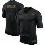 Maglia NFL Limited Houston Texans Watson 2020 Salute To Service Nero