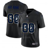 Maglia NFL Limited Los Angeles Rams Personalizzate Logo Dual Overlap Nero