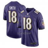 Maglia NFL Game Baltimore Ravens Roquan Smith Viola