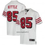 Maglia NFL Game Bambino San Francisco 49ers George Kittle Bianco Color Rush