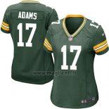 Maglia NFL Game Donna Green Bay Packers Adams Verde Militar