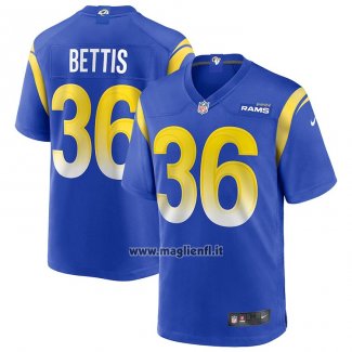 Maglia NFL Game Los Angeles Rams Jerome Bettis Retired Blu