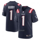 Maglia NFL Game New England Patriots N'keal Harry 1 Blu