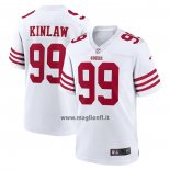 Maglia NFL Game San Francisco 49ers Javon Kinlaw Bianco2