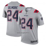 Maglia NFL Legend New England Patriots Stephon Gilmore Inverted Grigio