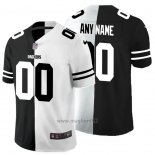 Maglia NFL Limited Green Bay Packers Personalizzate Black White Split