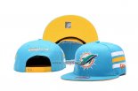 Cappellino Miami Dolphins Snapbacks Blu Giallo