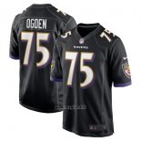 Maglia NFL Game Baltimore Ravens Jonathan Ogden Retired Nero