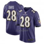 Maglia NFL Game Baltimore Ravens Mike Davis Viola