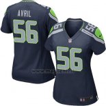 Maglia NFL Game Donna Seattle Seahawks Avril Blu Oscuro