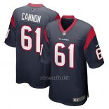 Maglia NFL Game Houston Texans Marcus Cannon Blu