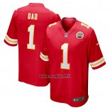 Maglia NFL Game Kansas City Chiefs Number 1 Dad Rosso