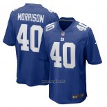 Maglia NFL Game New York Giants Joe Morrison Retired Blu
