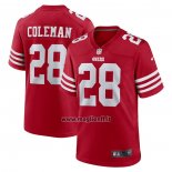 Maglia NFL Game San Francisco 49ers Tevin Coleman Home Rosso