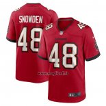 Maglia NFL Game Tampa Bay Buccaneers Charles Snowden Home Rosso