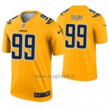 Maglia NFL Legend Los Angeles Chargers 99 Jerry Tillery Inverted Or