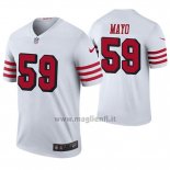 Maglia NFL Legend San Francisco 49ers David Mayo Bianco Color Rush