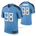 Maglia NFL Legend Tennessee Titans Jeffery Simmons Color Rush Blu