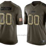 Maglia NFL Limited Carolina Panthers Personalizzate Salute To Service Verde2