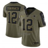 Maglia NFL Limited Dallas Cowboys Roger Staubach 2021 Salute To Service Retired Verde