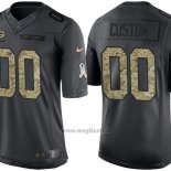 Maglia NFL Limited Green Bay Packers Personalizzate 2016 Salute To Service Nero