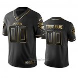 Maglia NFL Limited Jacksonville Jaguars Personalizzate Golden Edition Nero