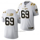 Maglia NFL Limited New England Patriots Shaq Mason Golden Edition 2020 Bianco