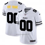 Maglia NFL Limited Pittsburgh Steelers Personalizzate Team Logo Fashion Bianco