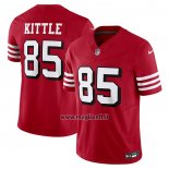 Maglia NFL Limited San Francisco 49ers George Kittle 85 Vapor F.u.s.e. Rosso