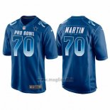 Maglia NFL Pro Bowl Dallas Cowboys 70 Zack Martin Nfc 2018 Blu