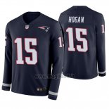 Maglia NFL Therma Manica Lunga New England Patriots Chris Hogan Blu