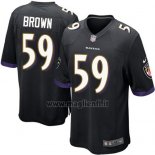 Maglia NFL Game Bambino Baltimore Ravens Brown Nero