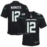 Maglia NFL Game Bambino New York Jets Joe Namath Retired Nero