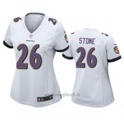 Maglia NFL Game Donna Baltimore Ravens Geno Stone Bianco