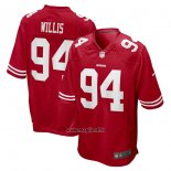 Maglia NFL Game San Francisco 49ers Jordan Willis 94 Rosso