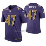 Maglia NFL Legend Baltimore Ravens De'lance Turner Viola Color Rush