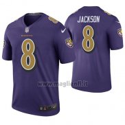 Maglia NFL Legend Baltimore Ravens Lamar Jackson Viola Color Rush
