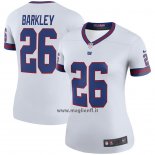 Maglia NFL Legend Donna New York Giants Saquon Barkley Bianco Color Rush