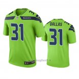 Maglia NFL Legend Seattle Seahawks Deejay Dallas Green Color Rush