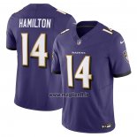 Maglia NFL Limited Baltimore Ravens Kyle Hamilton Vapor F.u.s.e. Viola