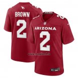 Maglia NFL Game Arizona Cardinals Marquise Brown Home Rosso