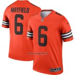 Maglia NFL Game Baker Mayfield Cleveland Browns Inverted Legend-arancione